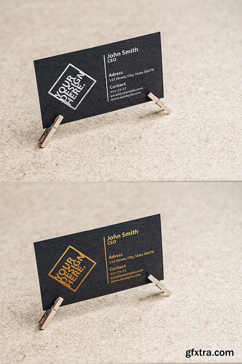 Textured Business Card Mockup with Clothes Pins 279220407 Textured Business Card Mockup with Clothes Pins 279220407