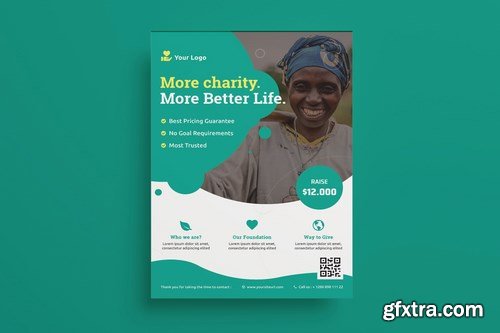 NGO, Charity,Fundraising Flyer