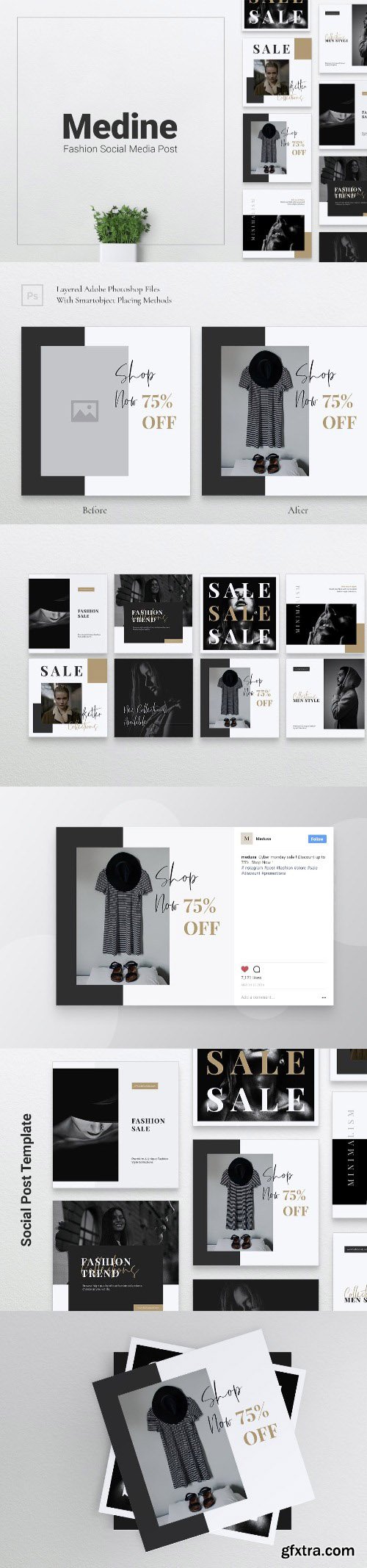 MEDINE Fashion Instagram & Facebook Post