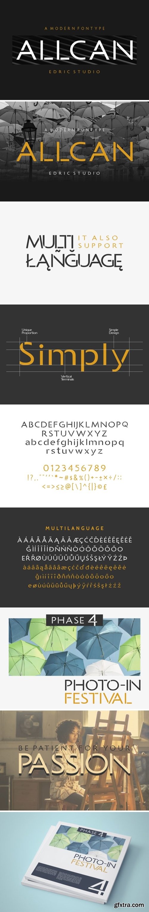 Allcan Font Allcan Font