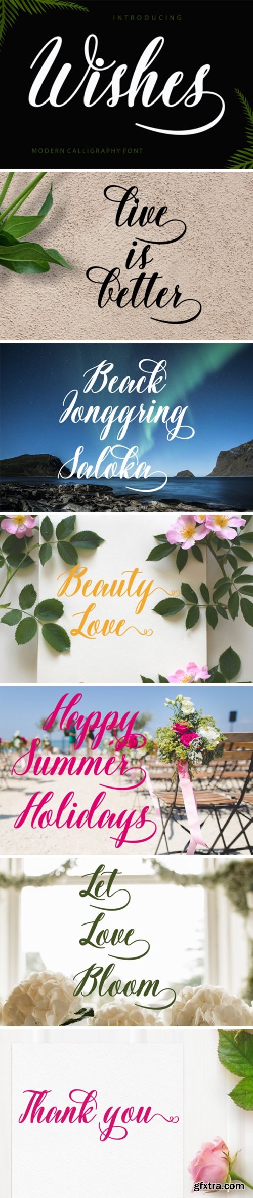 Wishes Font Wishes Font