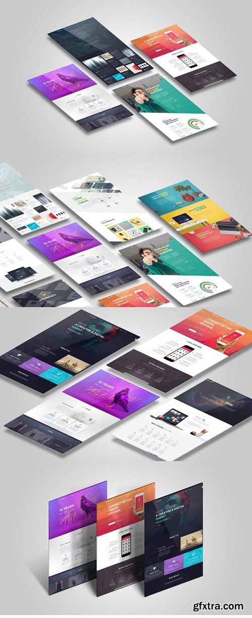 Web,Flyer,Resume or CV Mock up