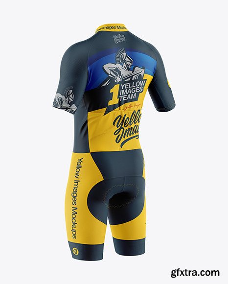 Men\'s Cycling Suit Mockup 49972