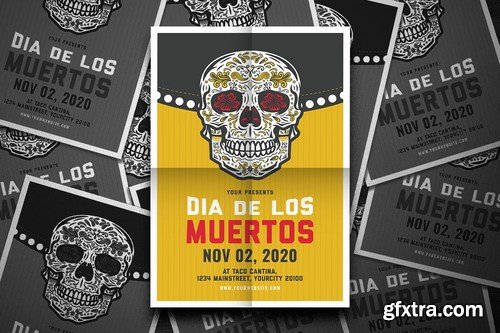 Dia De Los Muertos Flyer Templates