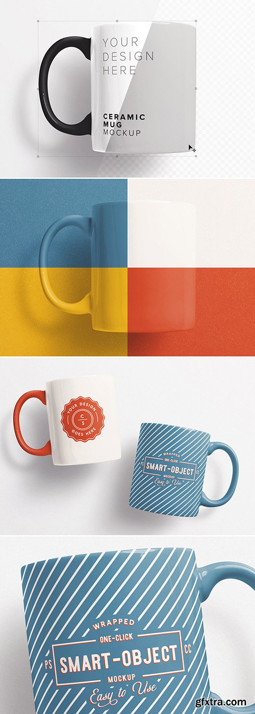 Ceramic Mugs Mockup 292406260