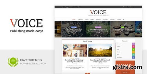 ThemeForest - Voice v2.9.3 - Clean News/Magazine WordPress Theme - 9646105