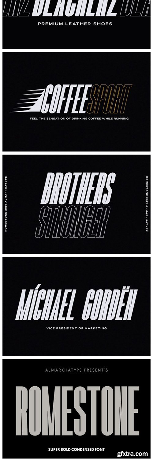 Romestone Font Romestone Font