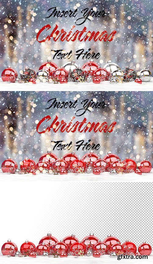 Web Christmas Card Mockup with Ornaments 295340446 Web Christmas Card Mockup with Ornaments 295340446