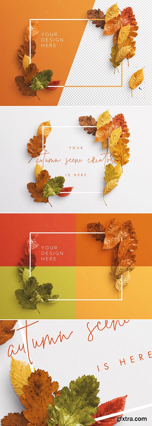 Autumn Leaves Frame Mockup 281699171 Autumn Leaves Frame Mockup 281699171