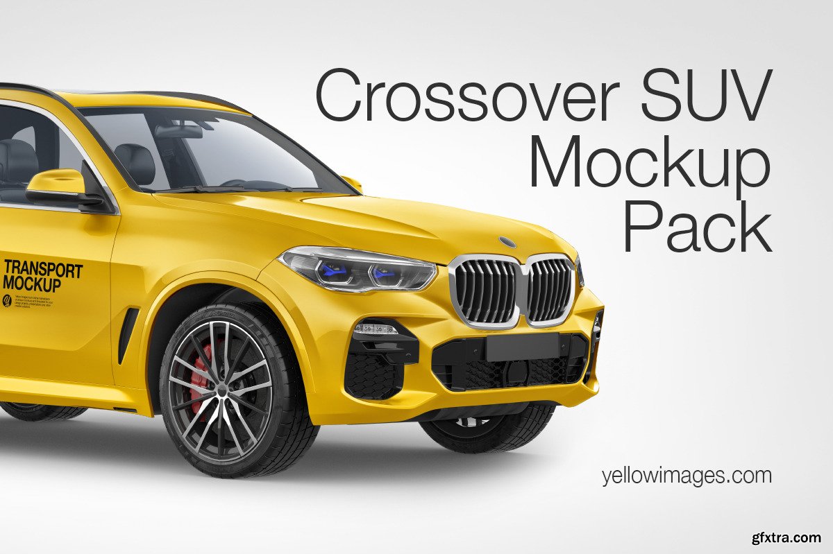 Crossover SUV Mockup Pack 50124 GFxtra