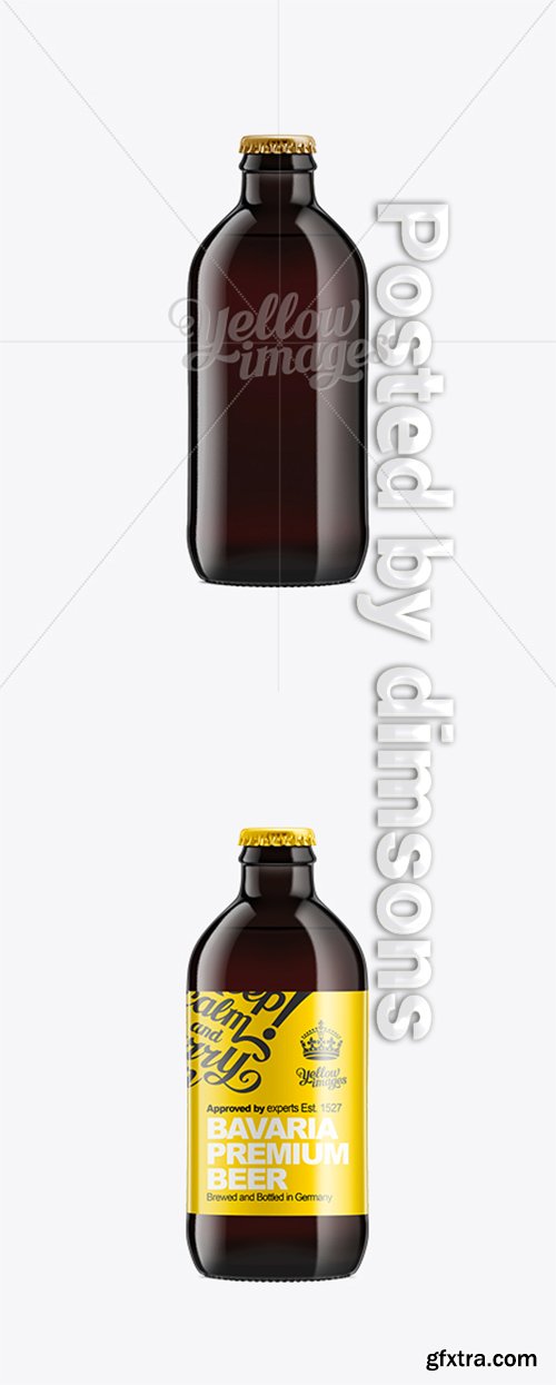 Black Amber Bottle With Dark Beer 250ml 10404 Black Amber Bottle With Dark Beer 250ml 10404