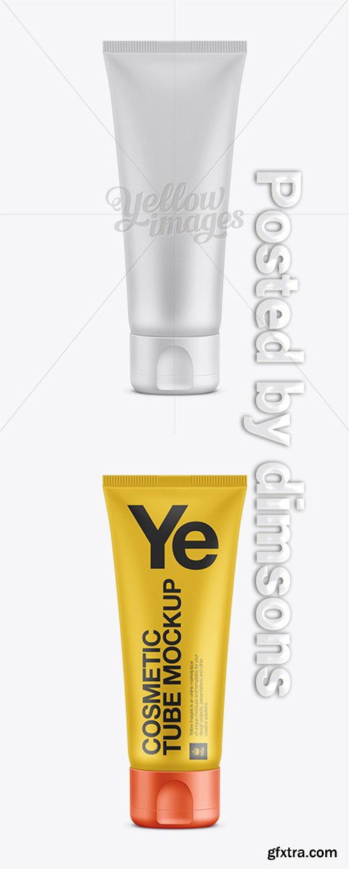 Cream Tube Mockup 11015 Cream Tube Mockup 11015