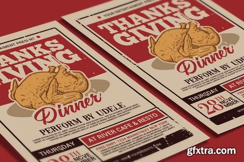 Thanksgiving Dinner Flyer