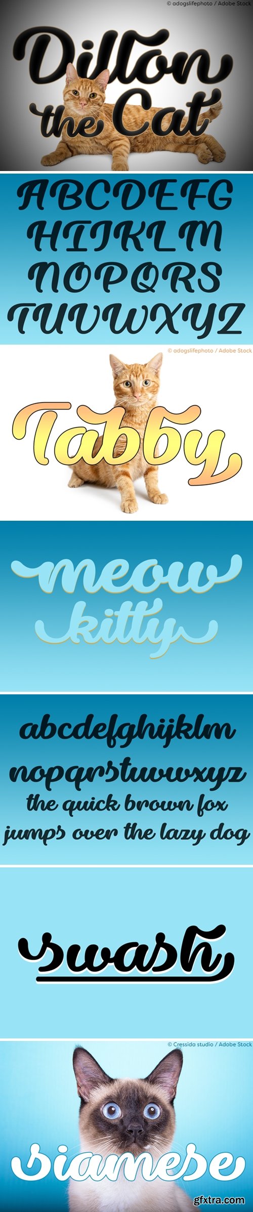 Dillon the Cat Font Dillon the Cat Font