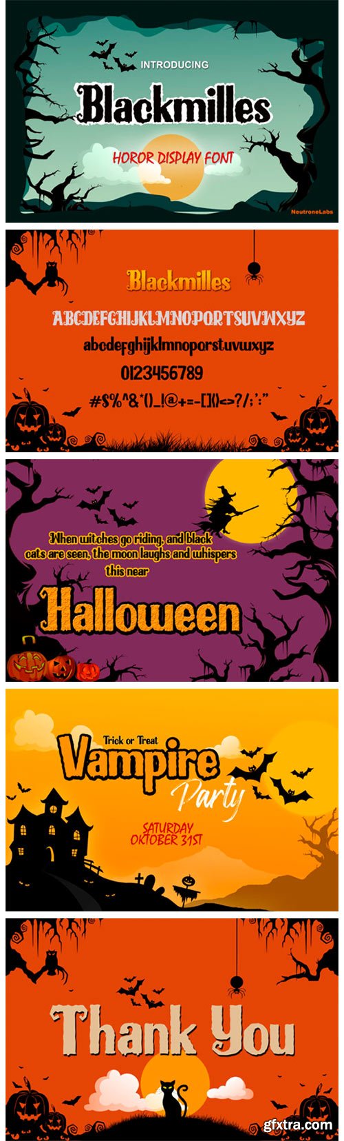 Blackmilles Font