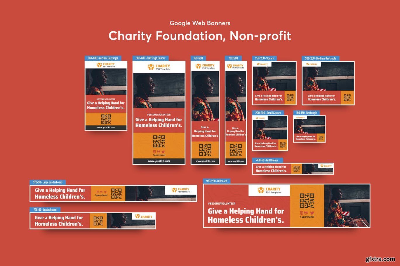 Charity Foundation Non profit Banners GFxtra