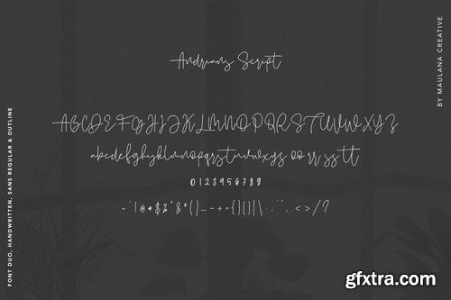 Andrians Script Sans Font