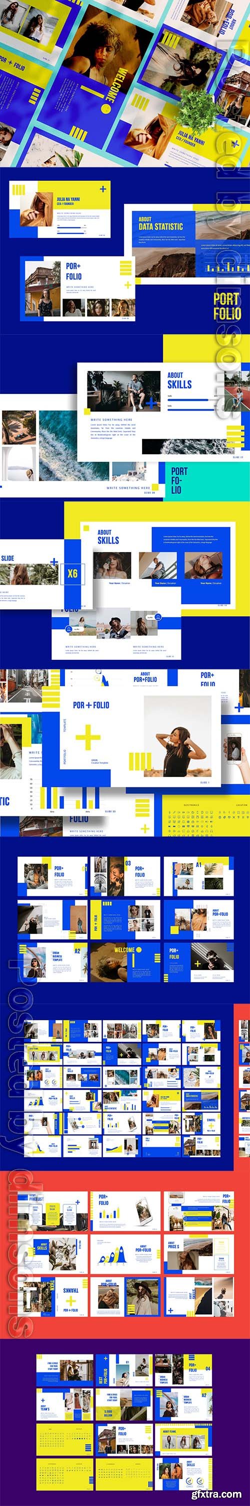 Portfolio Brand Business Presentation - LS Powerpoint, Keynote and Google Slides Templates