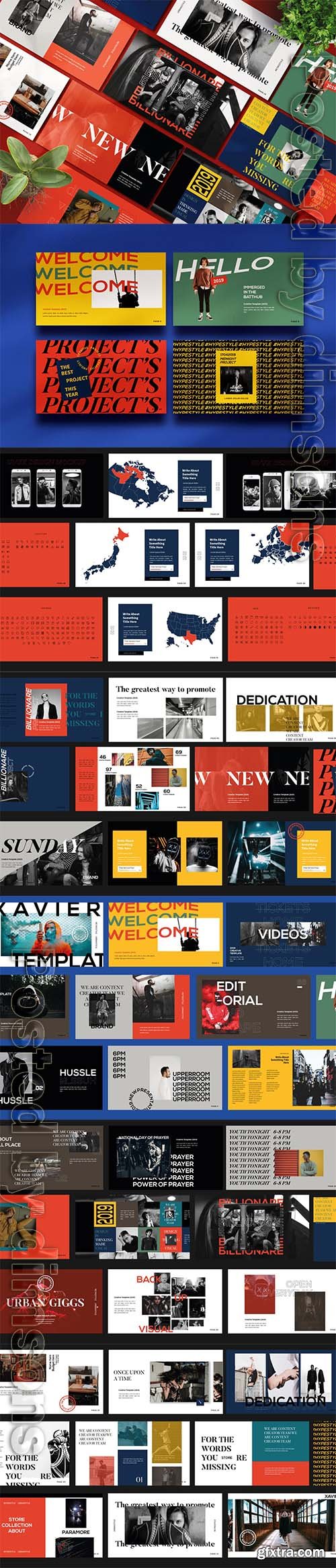 XAVIER Business Presentation - LS Powerpoint, Keynote and Google Slides Templates