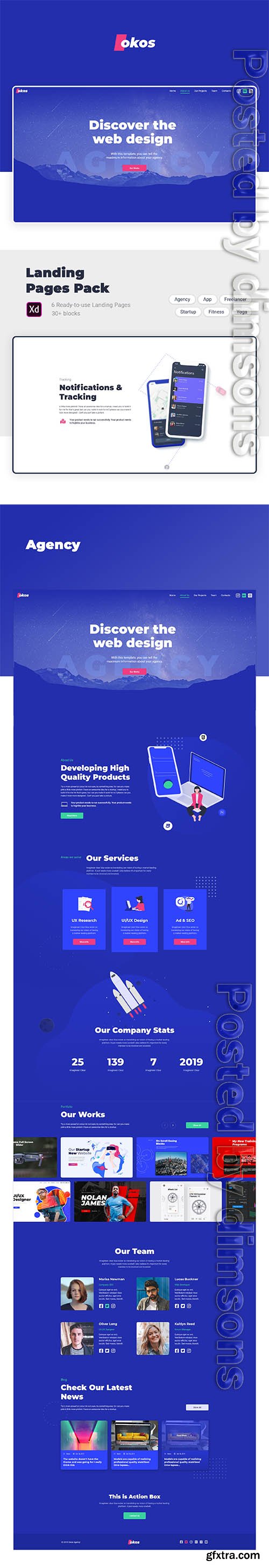Okos Landing Pages Pack Okos Landing Pages Pack