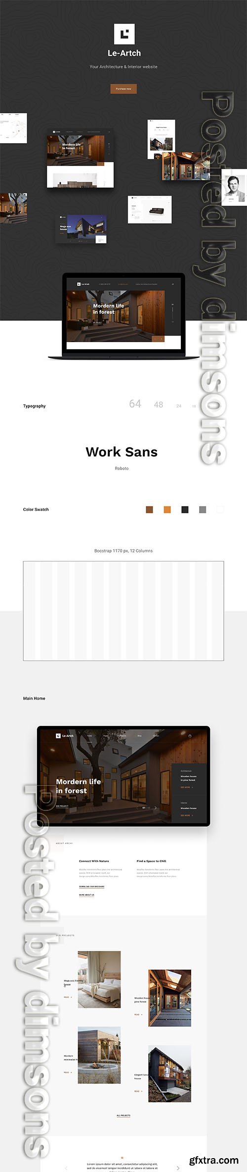 Le Artch Architecture & Interior Website Template