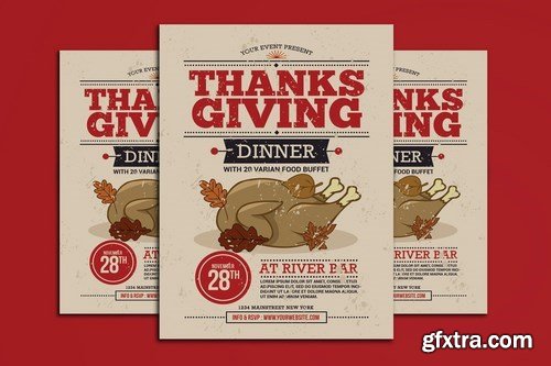 Thanksgiving Dinner Flyer