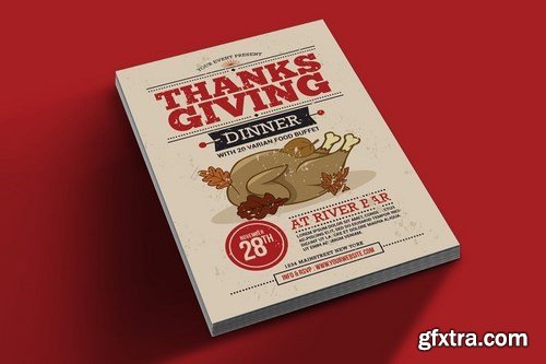 Thanksgiving Dinner Flyer