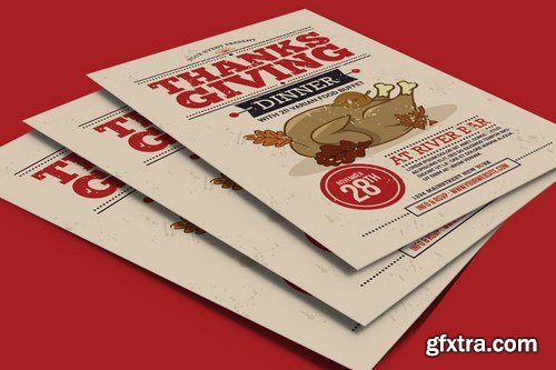 Thanksgiving Dinner Flyer