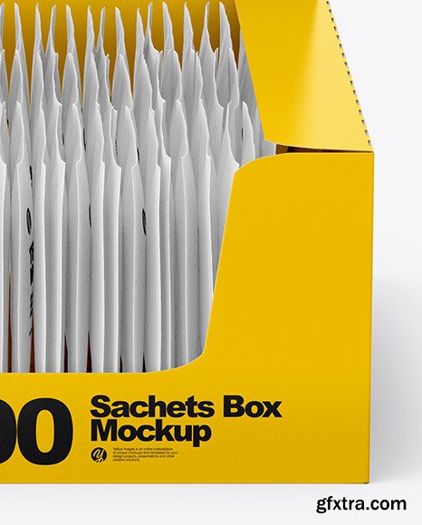 Display Box with Sachets Mockup 50211