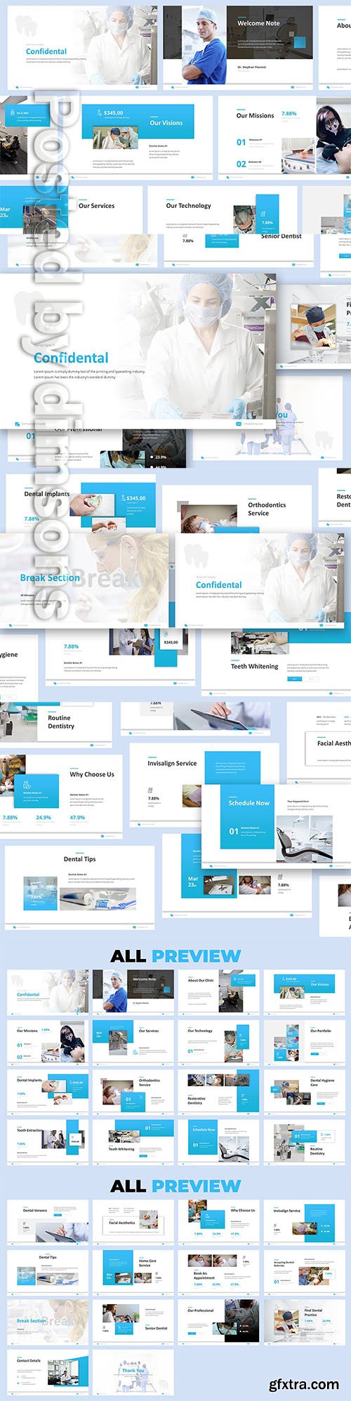 Dentist PowerPoint, Keynote and Google Slides Templates Dentist PowerPoint, Keynote and Google Slides Templates