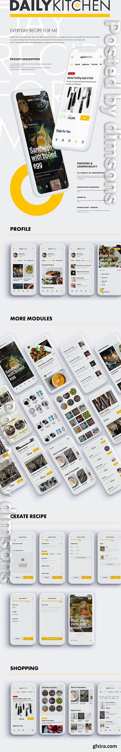 Daily Kitchen UI Kits Daily Kitchen UI Kits