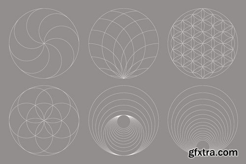 Circular Geometric Overlays