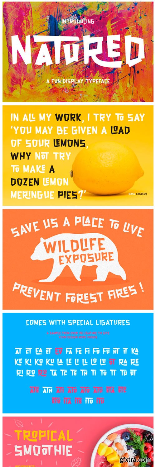 Natured Font Natured Font