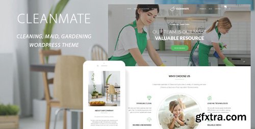 ThemeForest - CleanMate v3.0 - Cleaning Company Maid Gardening WordPress Theme - 20981913 ThemeForest - CleanMate v3.0 - Cleaning Company Maid Gardening WordPress Theme - 20981913