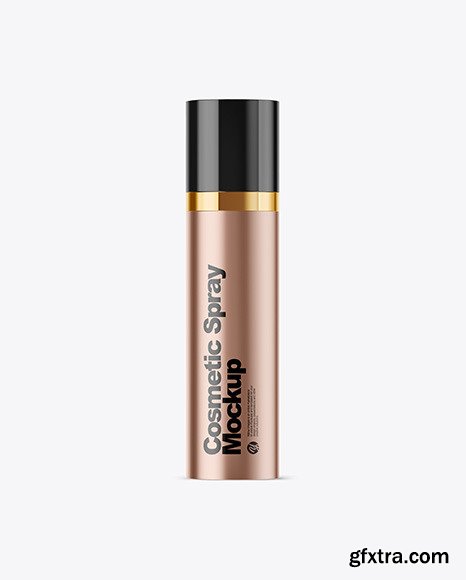 Metallic Bottle with Pump Mockup 50269