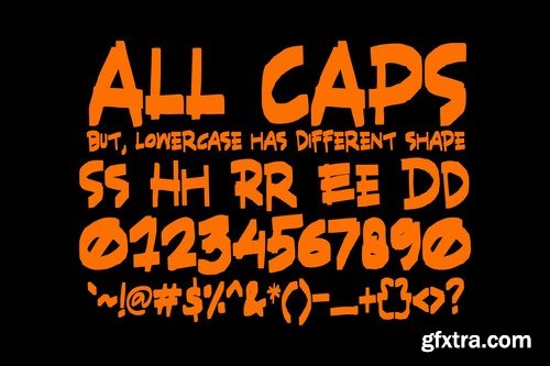 SHRED! - Aggressive Brush Font