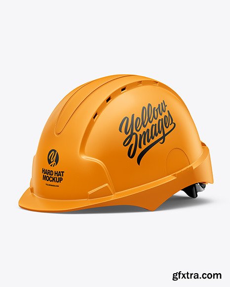 Matte Hard Hat Mockup 50283