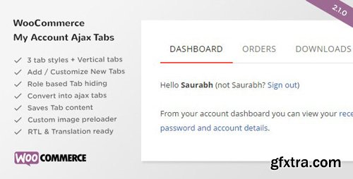 CodeCanyon - SS WooCommerce Myaccount Ajax Tabs v2.1.0 - 16948806 CodeCanyon - SS WooCommerce Myaccount Ajax Tabs v2.1.0 - 16948806