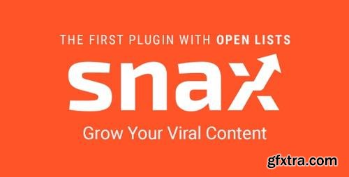 CodeCanyon - Snax v1.49 - Viral Content Builder - 16540363