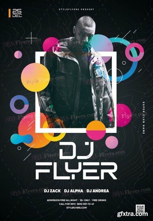 Dj Flyer V1810 2019 PSD Flyer Template