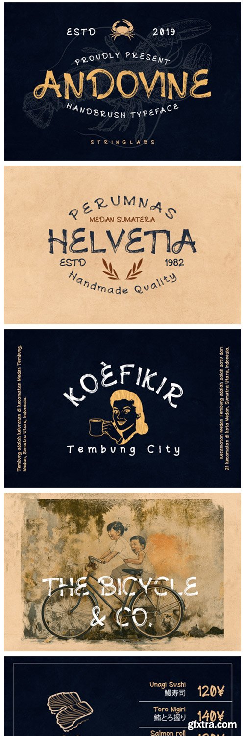 Andovine Font Andovine Font