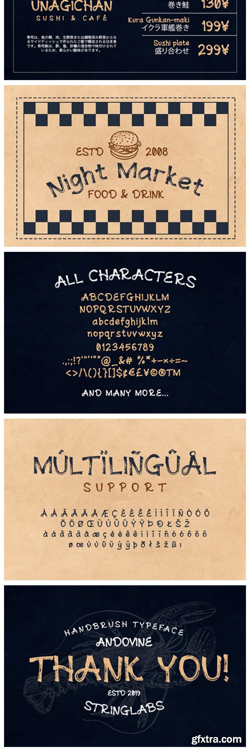 Andovine Font Andovine Font