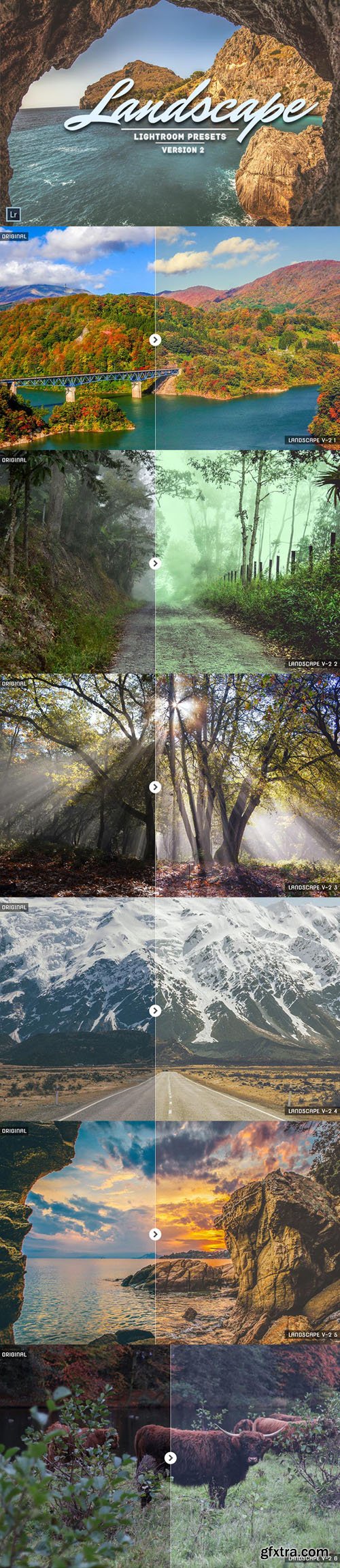 30 Landscape Lightroom Presets v2