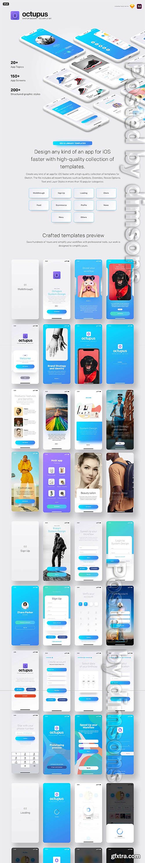 Octupus - iOS App UI Kit Octupus - iOS App UI Kit