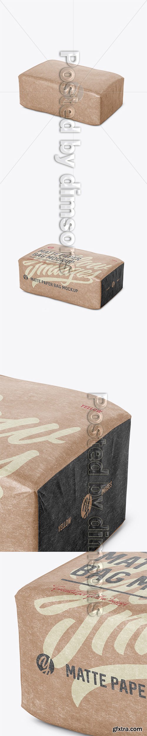 Kraft Paper Bag Mockup - Halfside View (High-Angle Shot) 30881 Kraft Paper Bag Mockup - Halfside View (High-Angle Shot) 30881