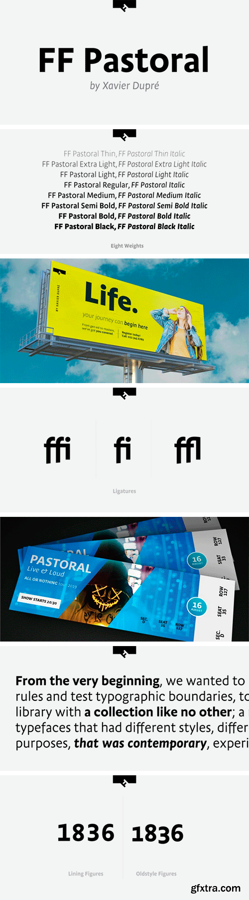 FF Pastoral Font Family