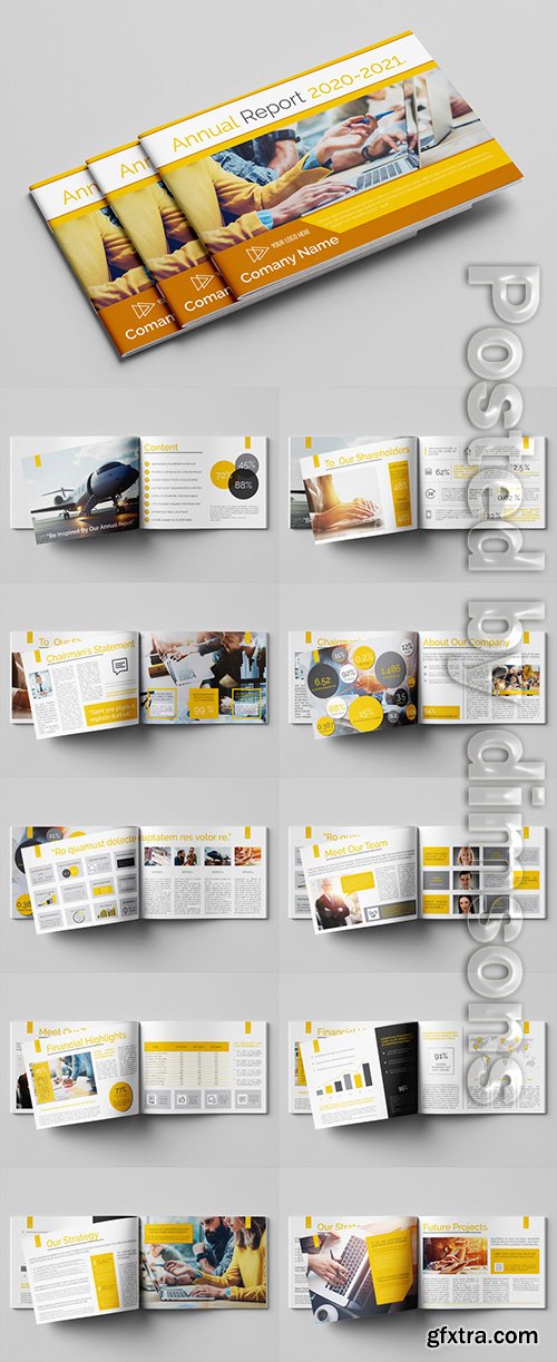 Annual Report Layout with Yellow and Gray Accents 296616894 Annual Report Layout with Yellow and Gray Accents 296616894