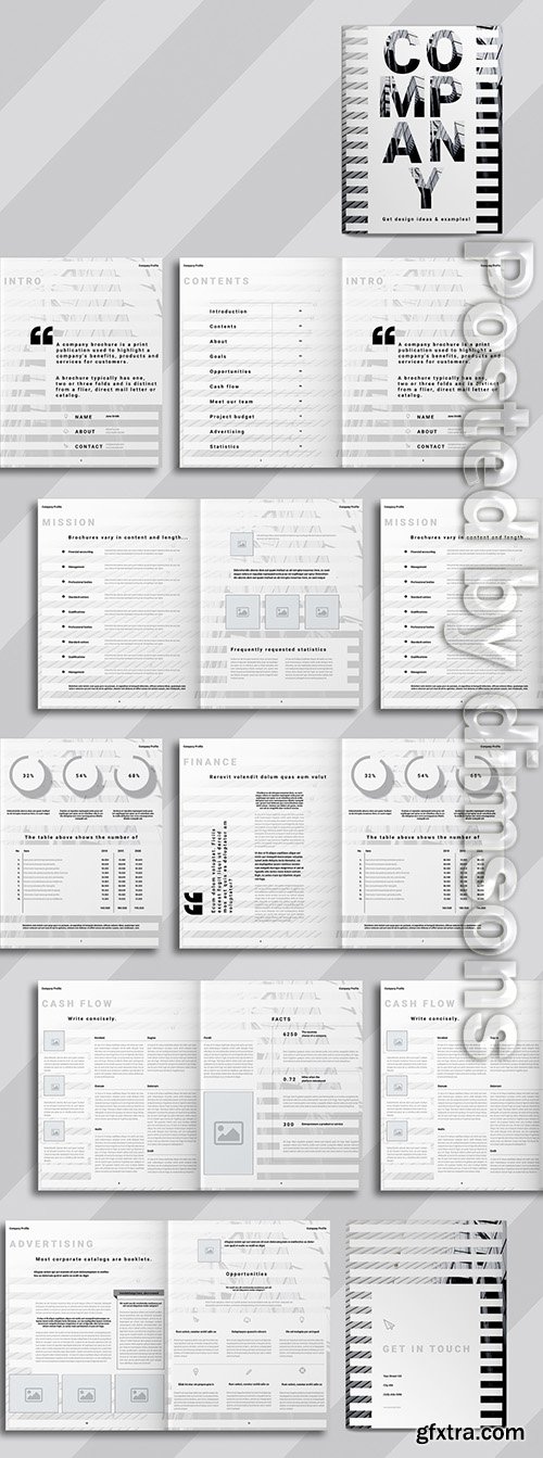 Grayscale Brochure Layout 296175980 Grayscale Brochure Layout 296175980