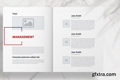 Red Business Brochure Template