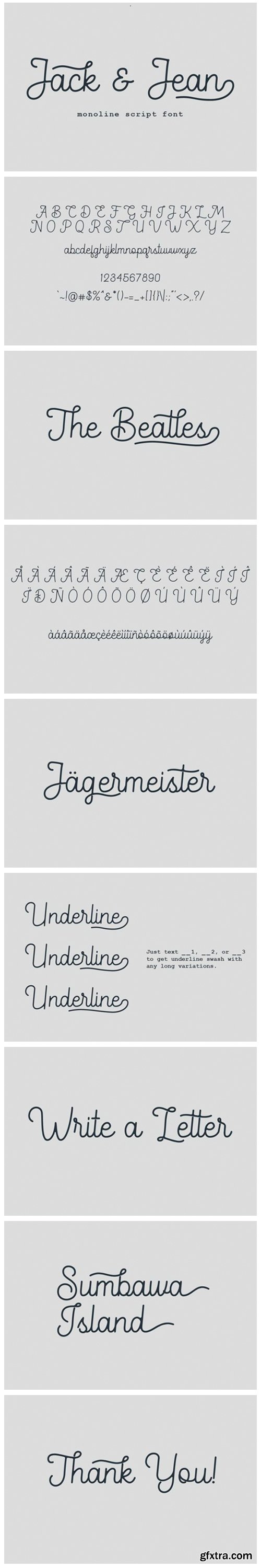Jack & Jean Script Font